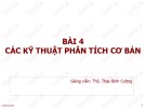 Bài giảng Phân tích thiết kế hệ thống thông tin: Bài 4 - ThS. Thạc Bình Cường