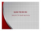 Bài giảng Quản trị rủi ro: Bài 2 - ThS. Nguyễn Ngọc Dương