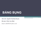 Bài giảng Báng bụng - ThS. BS. Nguyễn Thị Bích Duyên