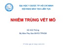 Bài giảng Nhiễm trùng vết mổ - Hồ Viết Thắng