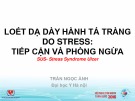 Bài giảng Loét dạ dày hành tá tràng do Stress: Tiếp cận và phòng ngừa