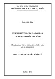 Tóm tắt luận án Tiến sĩ Vật lý: Về khối lượng các hạt cơ bản trong sơ đồ siêu đối xứng