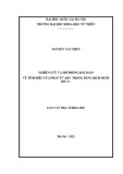 Luận văn Thạc sĩ Khoa học: Nghiên cứu và mô phỏng bài toán về tĩnh điện của phân tử ADN trong dung dịch muối ion 2+