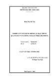 Luận văn Thạc sĩ Vật lý: Nghiên cứu xây dựng hệ đo các đặc trưng quang dẫn vùng hồng ngoại ở nhiệt độ phòng