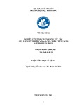 Luận văn Thạc sĩ Vật lý: Nghiên cứu tính chất quang xúc tác của màng tích hợp Ca3Mn2O7/TiO2 trên chủng nấm Aspergillus-Niger