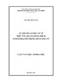 Luận văn Thạc sĩ Khoa học: Lý thuyết lượng tử về hiệu ứng quang kích thích Ettingshausen trong hố lượng tử