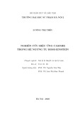 Luận án Tiến sĩ Vật lý: Nghiên cứu hiệu ứng Casimir trong hệ ngưng tụ Bose-Einstein