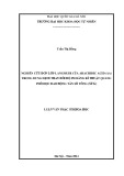 Luận văn Thạc sĩ Khoa học: Nghiên cứu đơn lớp Langmuir của Arachidic Acid (AA) trong dung dịch thay đổi độ pH bằng kĩ thuật quang phổ học dao động tần số tổng (SFG)