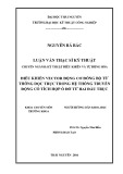 Luận văn Thạc sĩ Kỹ thuật: Điều khiển vector động cơ đồng bộ từ thông dọc trục trong hệ thống truyền động có tích hợp ổ đỡ từ hai đầu trục