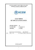 Giáo trình Kỹ thuật lái xe cơ bản (MĐ: Công nghệ ô tô) - CĐ Cơ Điện Hà Nội