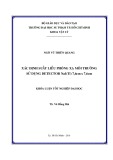 Khóa luận tốt nghiệp đại học: Xác định suất liều phóng xạ môi trường sử dụng detector NaI(Tl) 7,6cm x 7,6cm