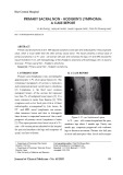Primary sacral non - Hodgkin’s lymphoma: A case report