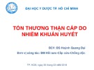 Bài giảng Tổn thương thận cấp do nhiễm khuẩn huyết