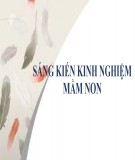 Sáng kiến kinh nghiệm Mầm non: Phương pháp sử dụng đồ chơi tự tạo trong công tác giảng dạy trẻ mẫu 24-36 tháng ở trường Mầm non