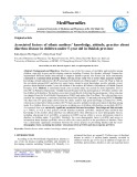 Associated factors of ethnic mothers’ knowledge, attitude, practice about diarrhea disease in children under 5-year old in Daklak province