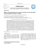 Efficacy of ethanol ablation for treatment of benign cystic thyroid nodules: The first hospital-based study in Vietnam
