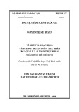 Tóm tắt Luận văn Thạc sĩ Luật Hiến pháp và Luật Hành chính: Tổ chức và hoạt động của Thanh tra an toàn thực phẩm Ban Quản lý An toàn thực phẩm thành phố Hồ Chí Minh