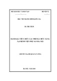 Luận văn Thạc sĩ Quản lý công: Đánh giá viên chức các phòng chức năng tại Bệnh viện Phụ sản Hà Nội