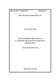 Luận văn Thạc sĩ Quản lý công: Tăng cường hoạt động giám sát của Hội đồng nhân dân huyện Đắk Song, tỉnh Đăk Nông