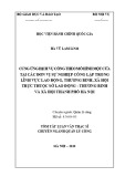 Tóm tắt Luận văn Thạc sĩ Quản lý công: Cung ứng dịch vụ công theo mô hình một cửa tại các đơn vị sự nghiệp công lập trong lĩnh vực lao động, thương binh, xã hội trực trực thuộc Sở Lao động - Thương binh và Xã hội thành phố Hà Nội