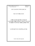 Luận văn Thạc sĩ Quản lý công: Thực hiện văn hóa công sở tại Trung tâm Huấn luyện và Thi đấu Thể dục Thể thao tỉnh Quảng Trị