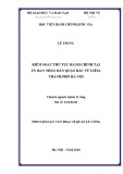 Tóm tắt Luận văn Thạc sĩ Quản lý công: Kiểm soát thủ tục hành chính tại Ủy ban nhân dân quận Bắc Từ Liêm, thành phố Hà Nội