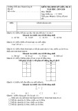 Đề thi giữa học kì 2 môn Toán lớp 4 năm 2019-2020 có đáp án - Trường Tiểu học Thành Công B
