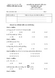Đề thi học kì 2 môn Toán lớp 1 năm 2019-2020 có đáp án - Trường Tiểu học Gia Lạc