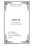 Giáo án Mầm non – Hoạt động tạo hình: Vẽ một số loại quả