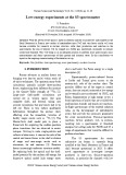 Low-energy experiments at the S3 spectrometer