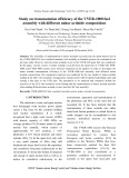 Study on transmutation efficiency of the VVER-1000 fuel assembly with different minor actinide compositions