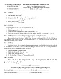 Đề thi vào lớp 10 môn Toán năm 2020-2021 có đáp án - Sở GD&ĐT Quảng Ninh