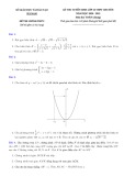 Đề thi vào lớp 10 môn Toán năm 2020-2021 - Sở GD&ĐT Hà Nam