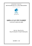 Khóa luận tốt nghiệp Quản trị doanh nghiệp: Biện pháp thúc đẩy tiêu thụ sản phẩm cà phê của Công ty TNHH đầu tư B&V cà phê Việt Nam tại thị trường trong nước