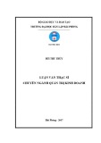 Luận văn Thạc sĩ Quản trị kinh doanh: Nâng cao hiệu quả sản xuất kinh doanh tại Công ty cổ phần cảng Hải Phòng – Chi nhánh cảng Chùa Vẽ