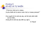 Bài giảng Triết học - Chương 9: Xã hội và tự nhiên