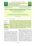 Effect of canopy of acacia nilotica on soil fertility status at varying soil depths in wheat based agroforestry system