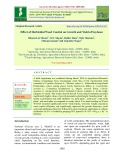 Effect of herbicidal weed control on growth and yield of soybean