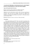 Analysis of the impact of exchange rate and interest rate on stock return in Vietnam stock market