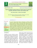 Impact of suitable extension strategy for improvement of commercial vegetable cultivation in Western Uttar Pradesh, India