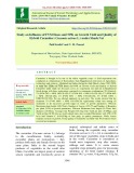 Study on influence of FYM doses and NPK on growth yield and quality of hybrid cucumber (Cucumis sativus L.) under shade net