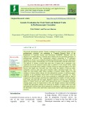 Genetic evaluation for fruit yield and related traits in parthenocarpic cucumber