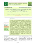 To study the effect of herbicide on growth, yield attributes and yield of the mustard crop in Chhattisgarh plain