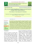Effect of system of wheat intensification technique on growth parameters of organic wheat (Triticum aestivum L.)