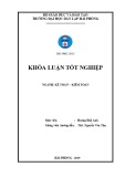 Khóa luận tốt nghiệp Kế toán – Kiểm toán: Hoàn thiện công tác kế toán thanh toán với người mua, người bán tại Công ty TNHH chế biến lâm sản Quế Lâm