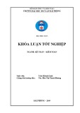 Khóa luận tốt nghiệp Kế toán – Kiểm toán: Hoàn thiện công tác lập và phân tích báo cáo tình hình tài chính tại công ty TNHH CTA Việt Nam