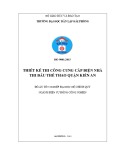 Đồ án tốt nghiệp Điện tự động công nghiệp: Thiết kế thi công cung cấp điện nhà thi đấu thể thao quận Kiến An