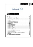 Bài giảng PHP và MySQL - Chương 2: Ngôn ngữ PHP