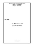Giáo trình Lập trình căn bản - Trường CĐN Công nghiệp Hà Nội