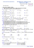 Đề thi học kì 2 môn Toán lớp 11 năm 2019-2020 có đáp án – Trường THPT Phan Đình Phùng